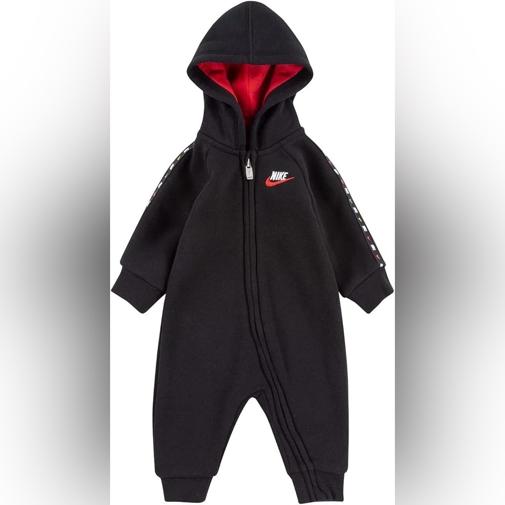 Nike Black Hooded Kids Jumpsuit- 9m